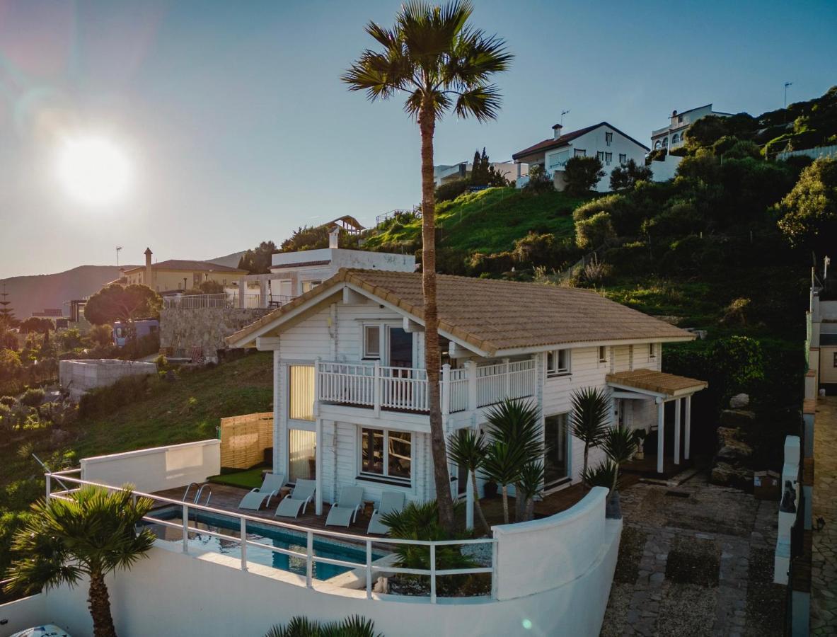 Increible Villa De Madera Con Vistas Al Mar Algeciras Exteriör bild