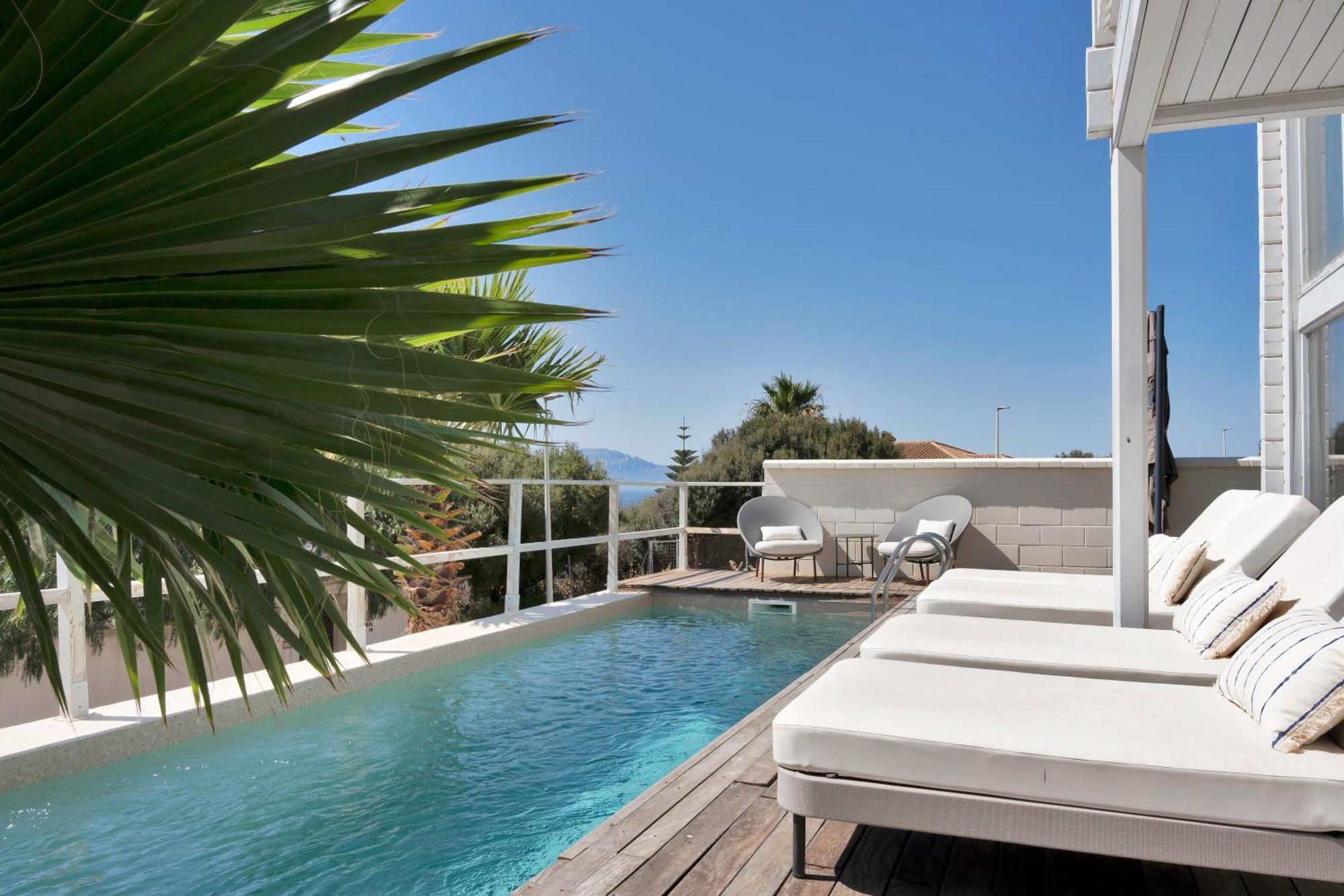 Increible Villa De Madera Con Vistas Al Mar Algeciras Exteriör bild
