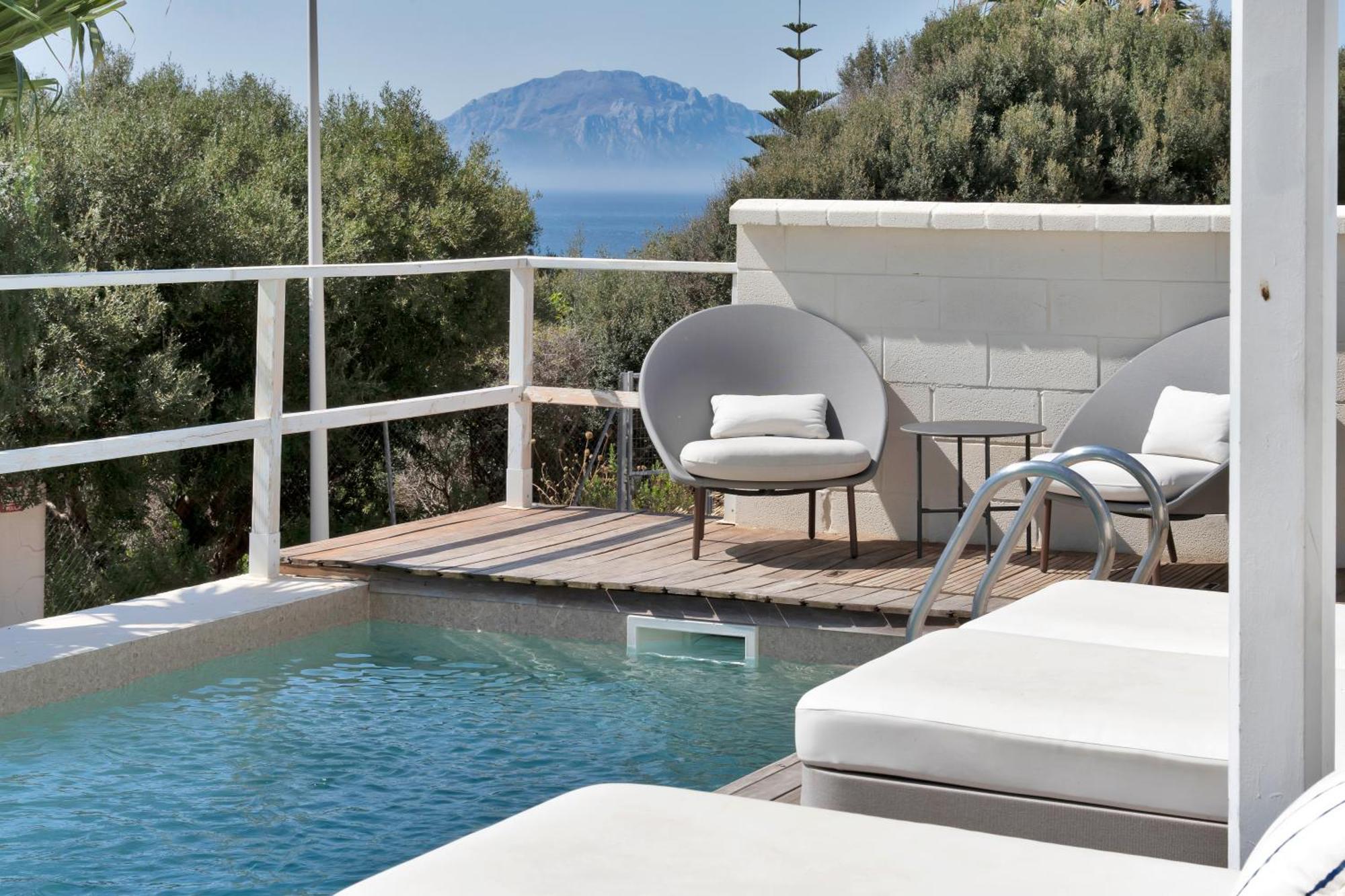 Increible Villa De Madera Con Vistas Al Mar Algeciras Exteriör bild