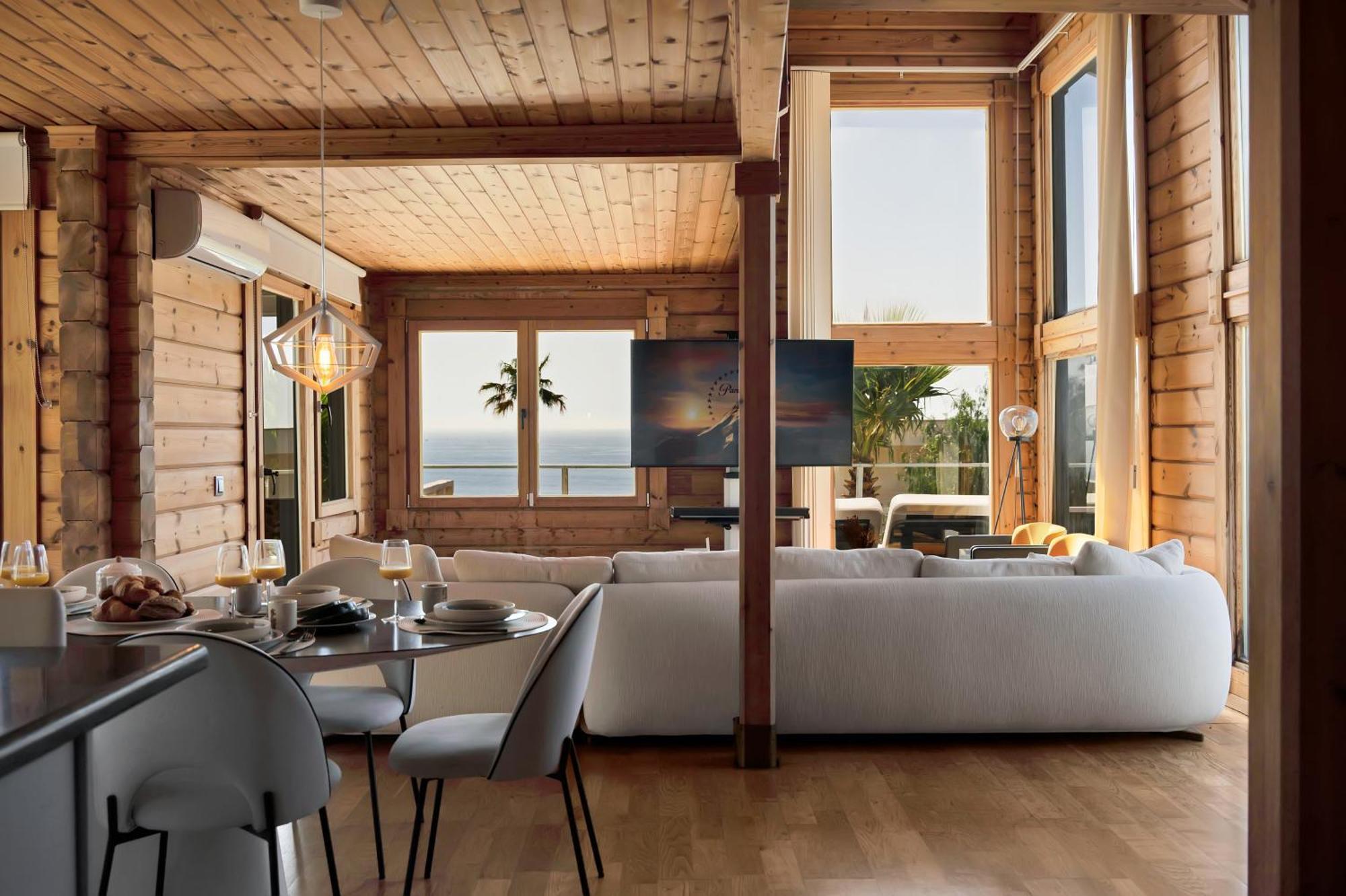 Increible Villa De Madera Con Vistas Al Mar Algeciras Exteriör bild