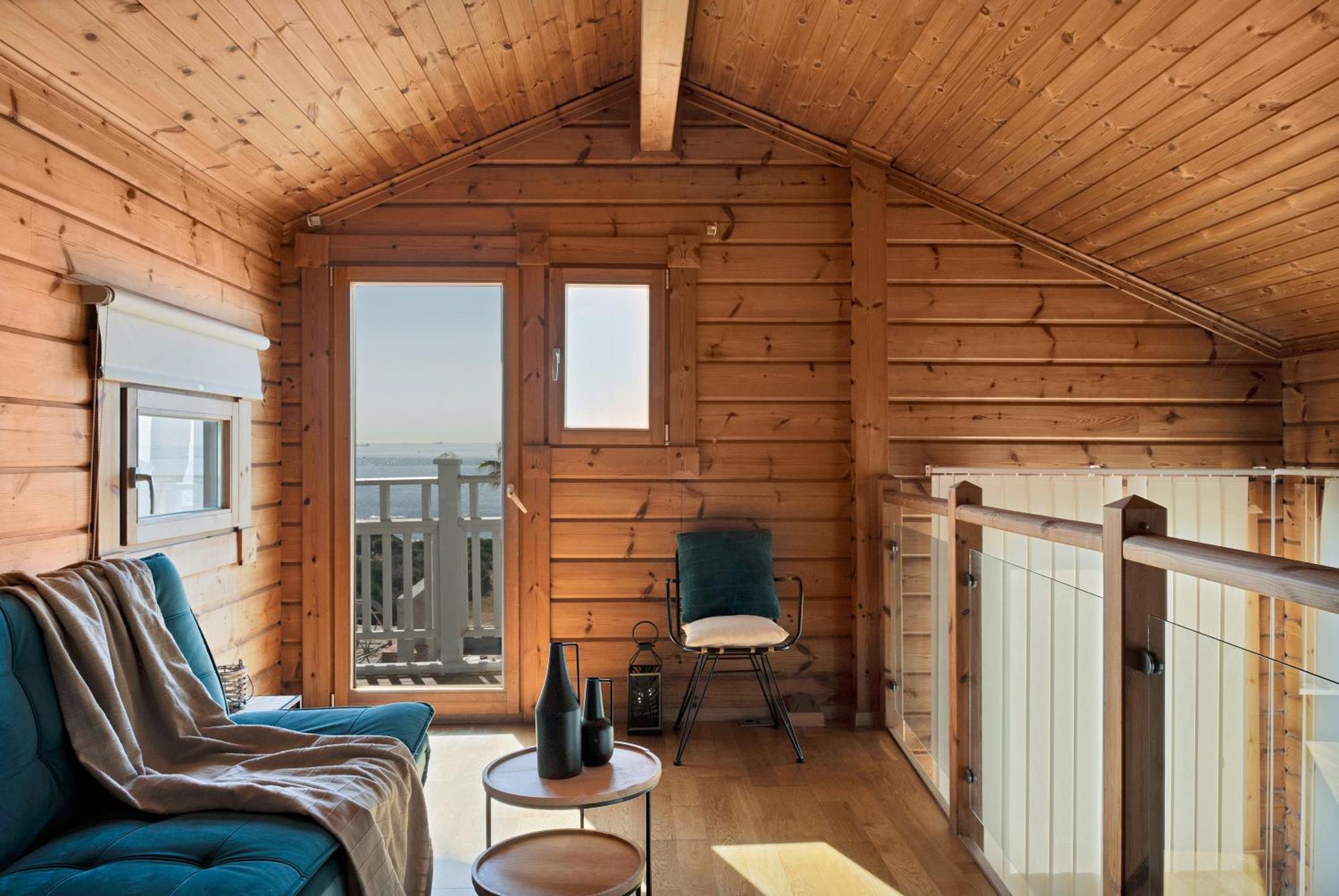 Increible Villa De Madera Con Vistas Al Mar Algeciras Exteriör bild